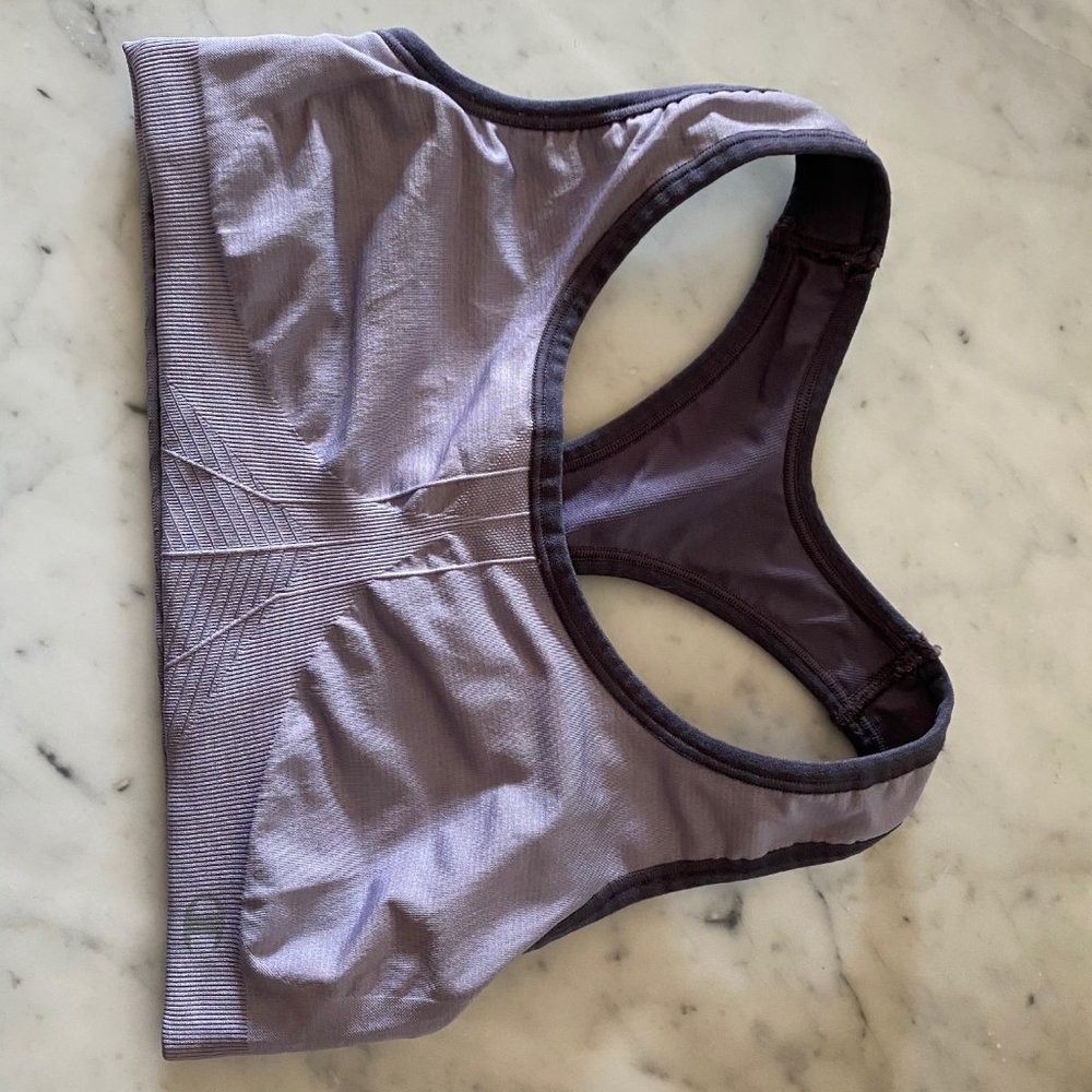 CHAMPION XS lavender/dark purple sports bra
